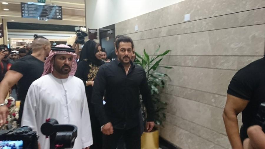 Actor Salman Khan inaugurates Belhasa Driving centre in Dubai. Salman Khan,actor Salman Khan,Belhasa Driving centre,Salman Khan inaugurates Belhasa Driving centre