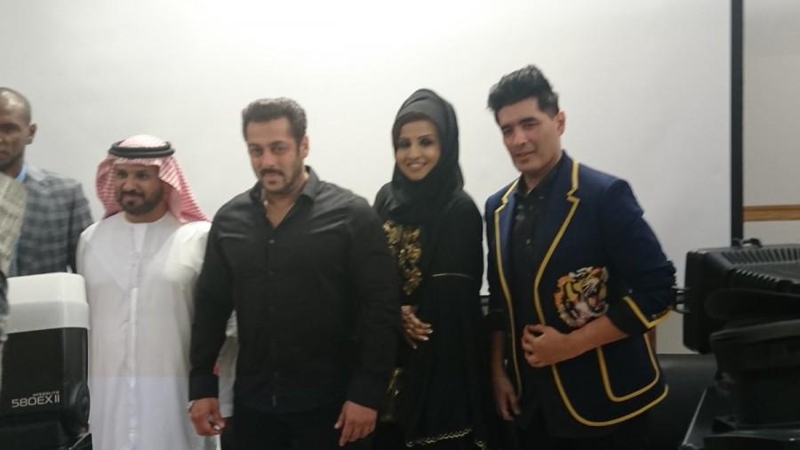 Bollywood actor Salman Khan at Belhasa Driving centre in Dubai. Salman Khan,actor Salman Khan,Belhasa Driving centre,Salman Khan inaugurates Belhasa Driving centre