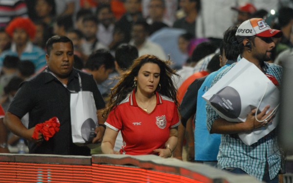 Preity Zinta At Kings XI Punjab vs Delhi Daredevils IPL Match Preity Zinta,actress Preity Zinta,Preity Zinta at IPL,ipl 2015,ipl cricket,co-owner of Kings XI Punjab,Preity Zinta co-owner of Kings XI Punjab,Kings XI Punjab,Delhi Daredevils,Preity Zinta pics,Preity Zinta latest pics