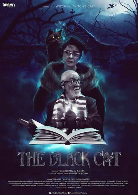 The film features veteran actor Tom Alter as Ruskin Bond and Shernaz Patel as an English witch Miss Bellows and a black cat. Saikia, whose earlier film credits include "Kaafiron Ki Namaaz" and "Awakenings", feels encouraged by Ruskin Bond's response. Ruskin Bond,author Ruskin Bond,Bhargav Saikia,The Black Cat
