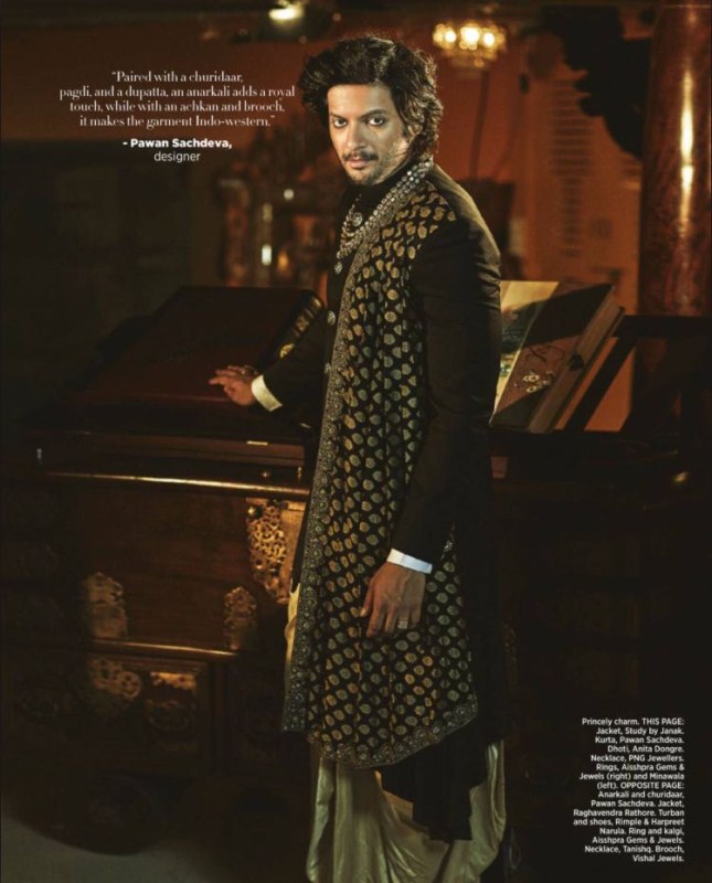 Set in the late 1800s in the Victorian empire filled with royalty, Ali Fazal has donned some lavish looking costumes in the film depicting that era. Ali Fazal,actor Ali Fazal,Ali Fazal on Harpers Bazaar Men,Harpers Bazaar Men,Victoria and Abdul