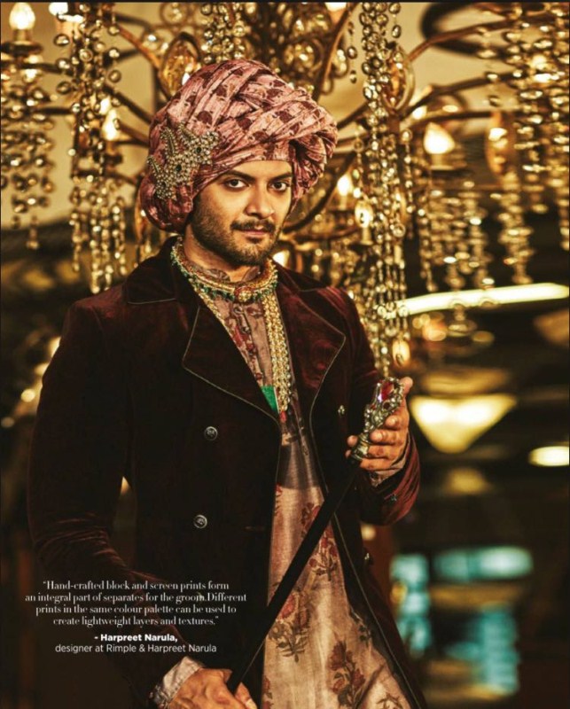 And now the actor has turned muse for Harpers Bazaar Bride magazine's cover story of Bazaar Man where he looks the perfect regal Indian prince. Ali Fazal,actor Ali Fazal,Ali Fazal on Harpers Bazaar Men,Harpers Bazaar Men,Victoria and Abdul