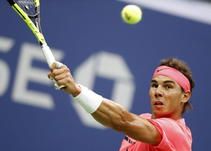 Spanish star Rafael Nadal qualified for the men's singles final at the US Open tennis tournament with a hard fought victory over Juan Martin del Potro of Argentina here. The current World No.1 had to fight hard before winning 4-6, 6-0, 6-3, 6-2 in a semi-final match that lasted for two hours and 31 minutes here on Friday evening. Nadal will face Kevin Anderson of South Africa in the final. Kevin had beaten Spain's Pablo Carreno 4-6, 7-5, 6-3, 6-4 in the other semi-final. US Open,US Open final,Spanish star Rafael Nadal,Rafael Nadal,Kevin Anderson,Nadal enters US Open final,Juan Martin,Potro of Argentina