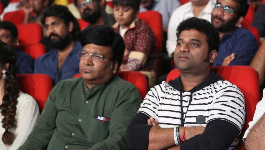 Devi Sri Prasad at Jai Lava Kusa trailer launch. Jai Lava Kusa trailer launch,Jai Lava Kusa trailer,Jai Lava Kusa,Jr NTR,Raashi Khanna,Niveda Thomas,Devi Sri Prasad,Koratala Siva,Jai Lava Kusa trailer launch pics,Jai Lava Kusa trailer launch images,Jai Lava Kusa trailer launch stills,Jai Lava Kusa trail