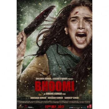 Aditi Rao Hydari's Bhoomi poster.