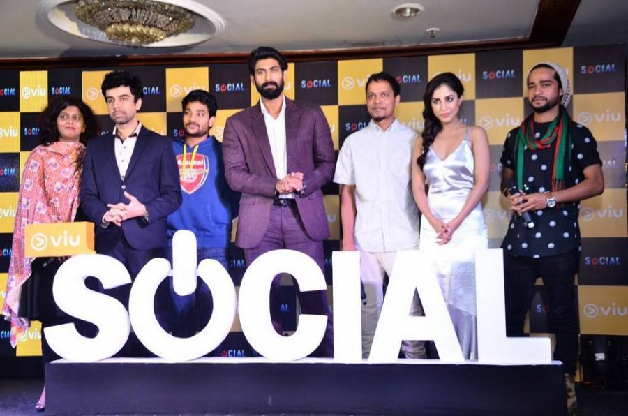 Social Web Series Press Meet held in Hyderabad. South Indian actor Rana Daggubati graced the event. Rana Daggubati,actor Rana Daggubati,Social Web Series press meet,Social Web Series,Social Web Series press meet pics,Social Web Series press meet images,Social Web Series press meet stills,Social Web Series press meet pictures,Social Web Series press meet