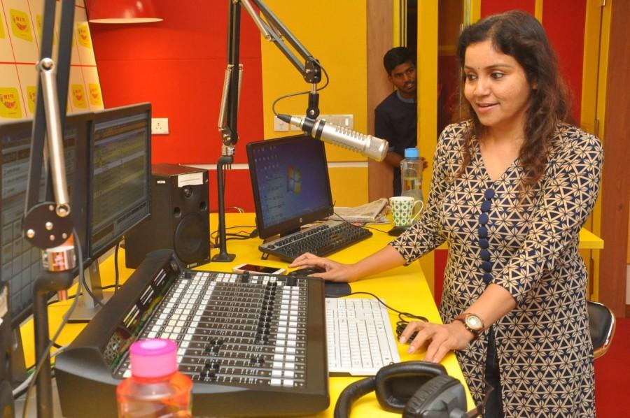 Stills of OXYGEN movie song launch at Radio Mirchi 98.3 FM in Hyderabad. Oxygen song,Oxygen movie song,Telugu movie Oxygen,Radio Mirchi 98.3 FM,Radio Mirchi