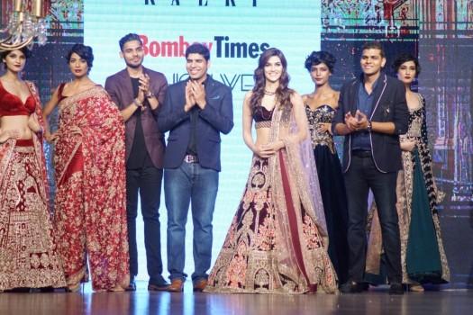 Kriti Sanon displays the creation of Mirabella Annual Wedding Collection during the 