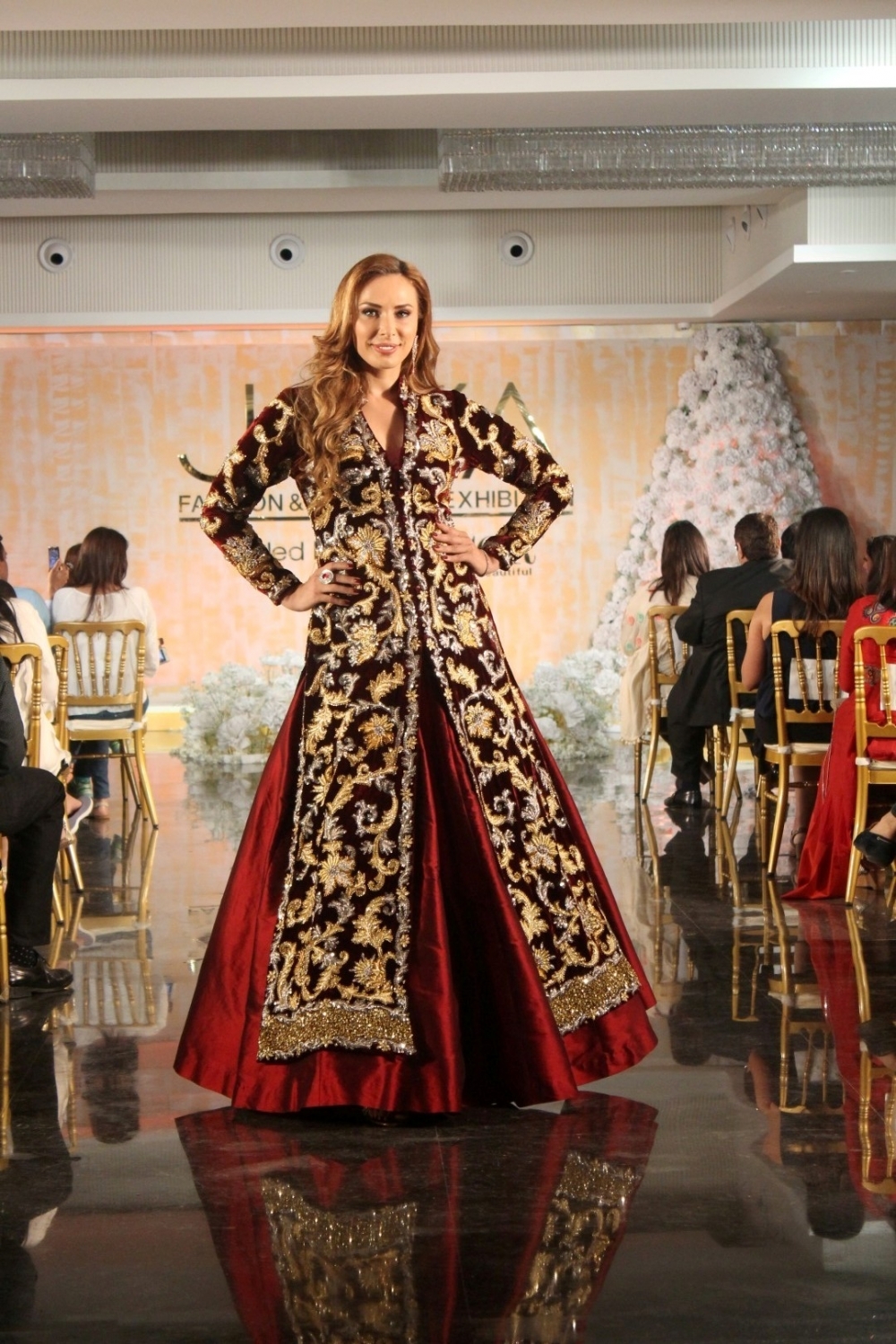 Lulia Vantur walks ramp for Pallavi Jaikishan at Joya Fashion & Lifestyle Exhibition in Mumbai on Sept 12, 2017. Lulia Vantur,model Lulia Vantur,salman khan lulia vantur,Lulia Vantur walks ramp,Joya Fashion & Lifestyle Exhibition,Lulia Vantur at Joya Fashion & Lifestyle Exhibition