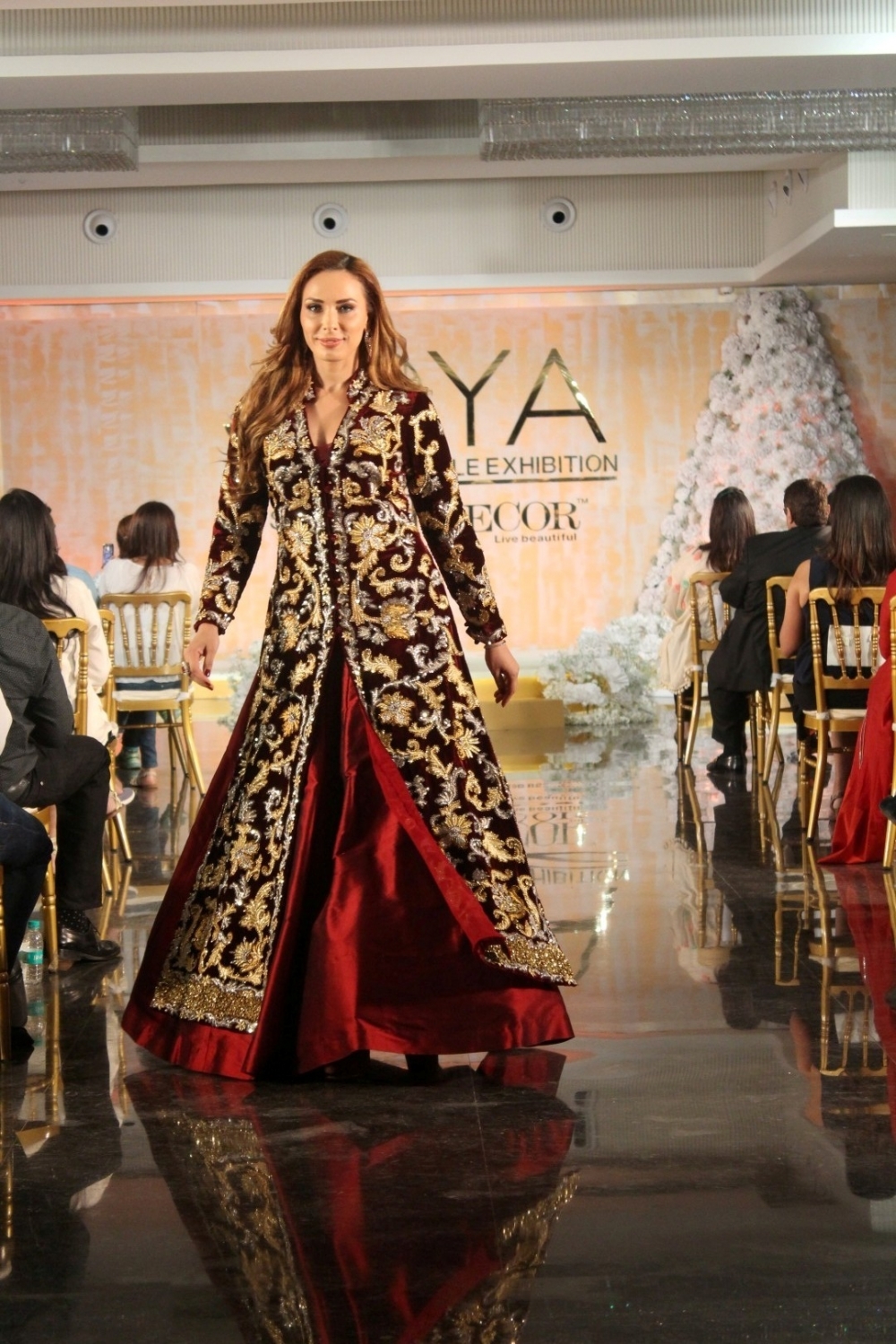 Model Lulia Vantur walks ramp for Pallavi Jaikishan at Joya Fashion & Lifestyle Exhibition in Mumbai on Sept 12, 2017. Lulia Vantur,model Lulia Vantur,salman khan lulia vantur,Lulia Vantur walks ramp,Joya Fashion & Lifestyle Exhibition,Lulia Vantur at Joya Fashion & Lifestyle Exhibition