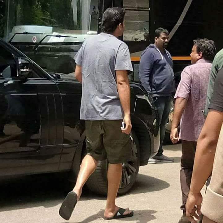 South Indian actor Prabhas at Saaho 3rd schedule shoot in Hyderabad. aaho is being shot simultaneously in three different languages Hindi, Tamil and Telugu. Prabhas,Prabhas at Saaho shoot,Prabhas at Saaho,Saaho shooting,Saaho on the sets,Prabhas on the sets of Saaho,Saaho movie shooting
