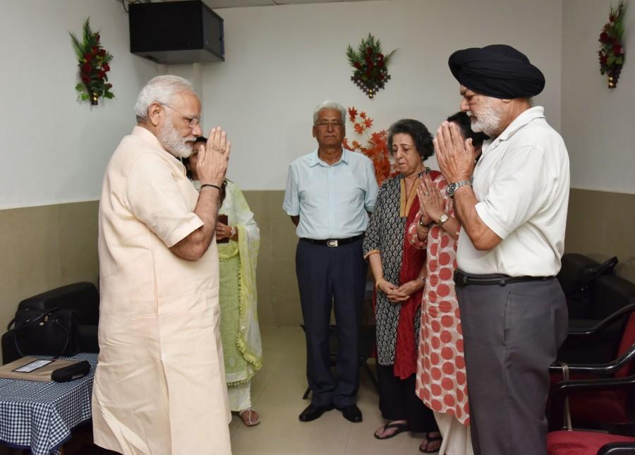 Modi said that the Marshal's spirit was the same when he met him on Saturday at the Army's Research and Referral Hospital where he was admitted following a cardiac arrest. "We have lost a brave soldier. I pay my tributes to him. The nation will always remember his bravery and generations to come will be inspired by him," he added. Narendra Modi,PM Narendra Modi,Narendra Modi remembers Marshal,Narendra Modi remembers Arjan Singh,Arjan Singh,Arjan Singh rare pics,Arjan Singh rare images,Arjan Singh rare stills,Arjan Singh rare pictures