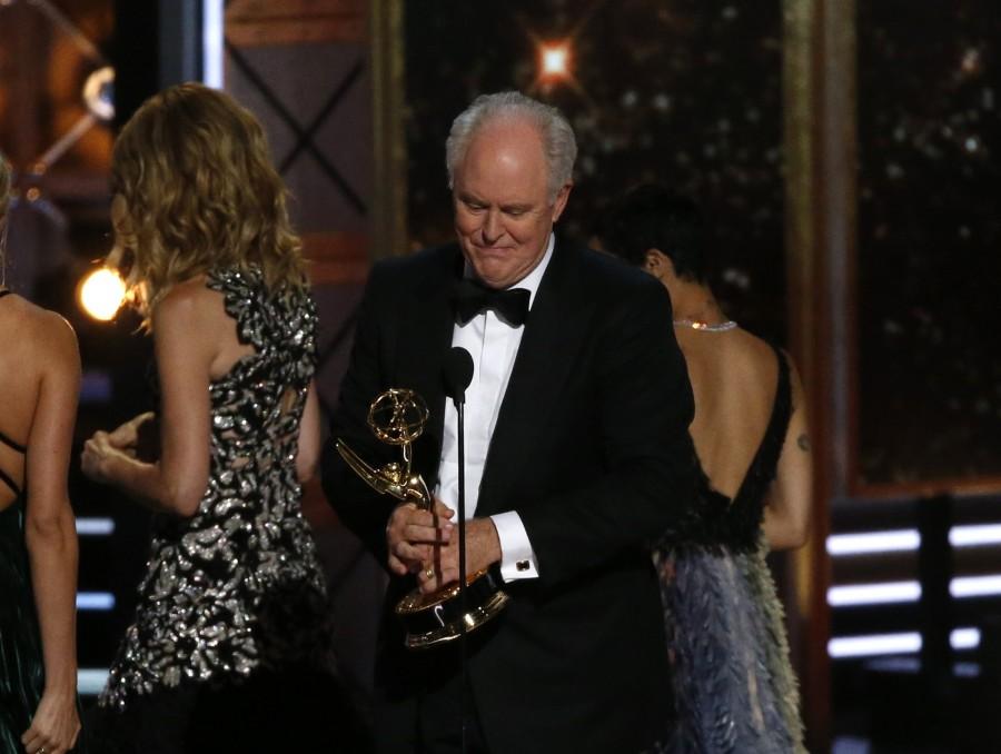 John Lithgow accepts the award for Outstanding Support Actor in a Drama Series for his role in "The Crown. Emmy Awards,Emmy Awards 2017,69th Primetime Emmy Awards,10 Best Moments from Emmys 2017,Best Moments from Emmys 2017,Best Moments from Emmys