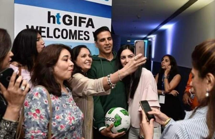 "I am overwhelmed to see the parents supporting their children to pursue sports as a profession and for a healthy lifestyle." Akshay Kumar,actor Akshay Kumar,4th Great Indian Football Action,Akshay Kumar inaugurates Great Indian Football Action,HT GIFA
