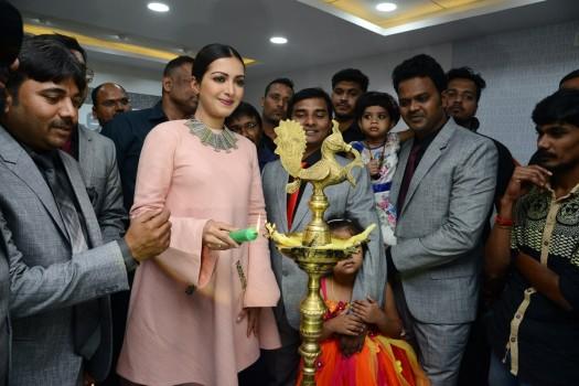 Actress Catherine Tresa launches Eledent Hosptal in Kondapur.