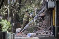 A fireman works on the site of a collapsed building after an earthquake in Mexico City, capital of Mexico, on Sept. 19, 2017. More than 100 people were killed in a powerful 7.1-magnitude earthquake that hit central Mexico on Tuesday, and the number of deaths is expected to rise due to the scale of the quake.