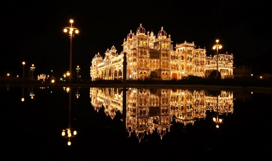 The City of Palaces has been decked up to host its world famous 10-day 'Mysuru Dasara' fest starting Thursday with pomp and pageantry and an increase in the number of tourists is expected this year, officials said. "This year's festival is expecting at least 30 per cent increase in the footfall. We are making all the necessary arrangements to make this year's fest much bigger than the last year," Additional Deputy Commissioner T. Yogesh told IANS. Mysore,Mysore Dasara,mysore dasara in photos,Mysore Dasara festival,Dasara festival,Mysore Dasara festival pics,Mysore Dasara festival images,Mysore Dasara festival stills,Mysore Dasara festival pictures,Mysore Dasara festival photos