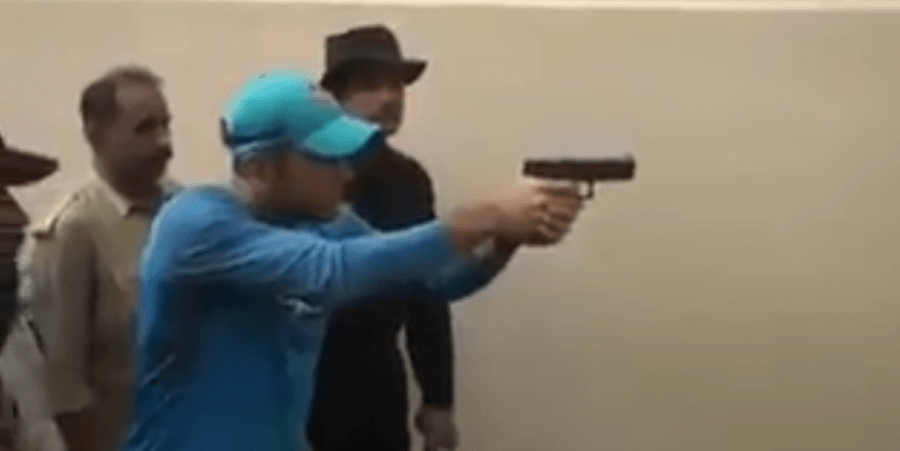 According to sources in the know, the pair are likely to visit a top bike showroom after Dhoni's shooting session. MS Dhoni,Dhoni,Mahendra Singh Dhoni,Dhoni pays visit to Kolkata Police Training School,Kolkata Police Training School,Dhoni at Kolkata Police Training School,Dhoni at shooting session