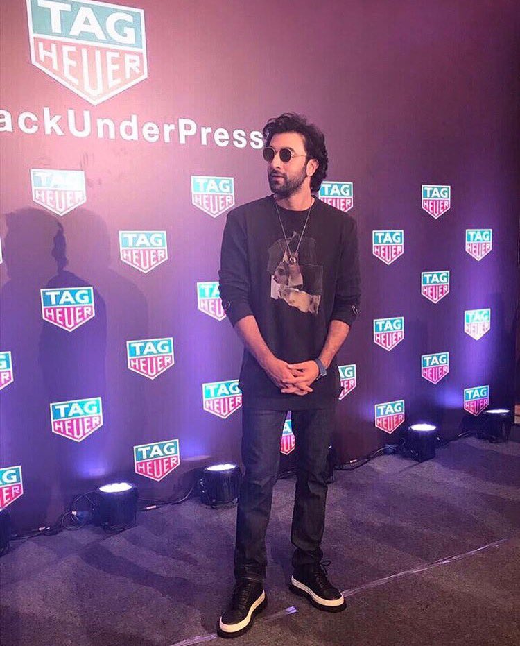 Bollywood actor Ranbir Kapoor launches TAG Heuer's latest collection in Mumbai. Ranbir Kapoor,TAG Heuer's latest collection,TAG Heuer,Ranbir Kapoor launches TAG Heuer,Actor Ranbir Kapoor,bollywood actor Actor Ranbir Kapoor