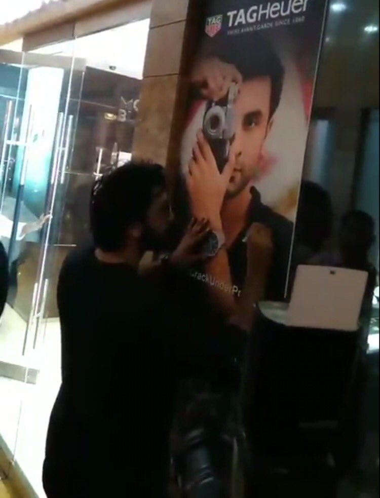 Bollywood actor Ranbir Kapoor spotted at TAG Heuer's latest collection launch in Mumbai. Ranbir Kapoor,TAG Heuer's latest collection,TAG Heuer,Ranbir Kapoor launches TAG Heuer,Actor Ranbir Kapoor,bollywood actor Actor Ranbir Kapoor