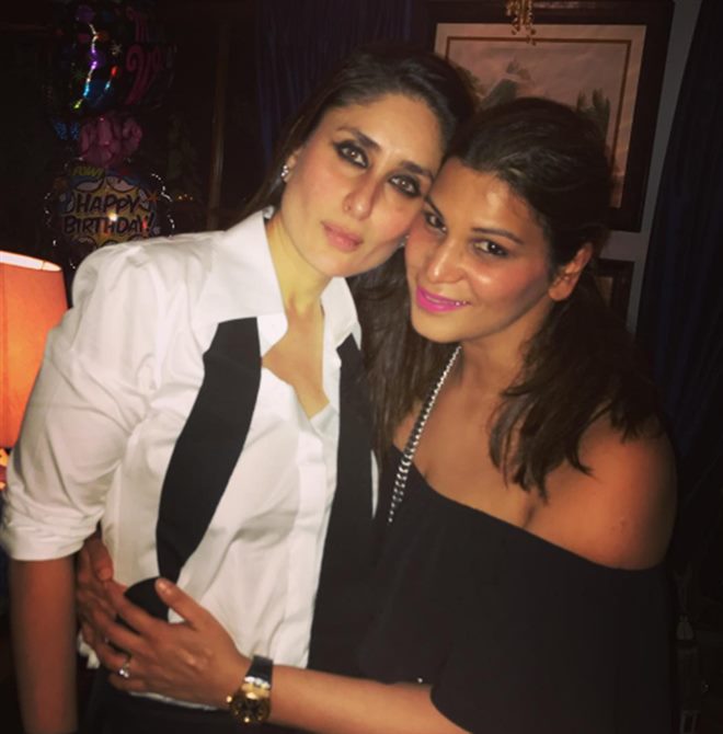 Kareena Kapoor Khan will be next seen in Veerey Di Wedding alongside Sonam Kapoor. Saif Ali Khan,Karan Johar,Malaika Arora,Kareena Kapoor,Kareena Kapoor celebrates her 37th Birthday,Kareena Kapoor 37th Birthday,Kareena Kapoor Birthday celebration,Kareena Kapoor Birthday celebration pics,Kareena Kapoor Birthday celebration images,Kareena