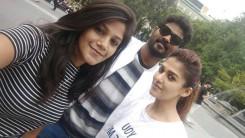 Nayantara and Vignesh Shivan at New York.