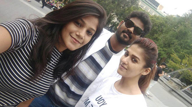Nayantara and Vignesh Shivan at New York. Vignesh Shivan,Vignesh Shivan with Nayanthara,Nayanthara,Vignesh Shivan celebrates his birthday,Vignesh Shivan celebrates his birthday with Nayanthara,Nayanthara in New York,Vignesh Shivan and Nayanthara