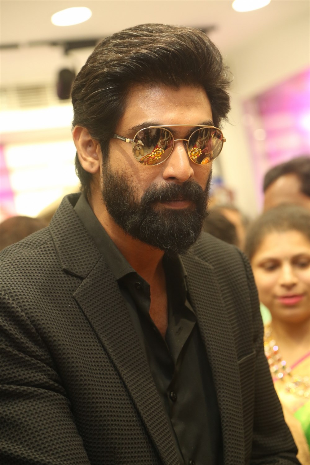 Rana Daggubati at KLM fashion mall launch at Ameerpet. Rana Daggubati,Vijay Devarakonda,Anu Emmanuel,KLM fashion mall,KLM fashion mall launch,KLM fashion mall in Hyderabad,KLM fashion mall in Ameerpet