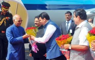 President Ram Nath Kovind,Ram Nath Kovind,Ram Nath Kovind in Maharashtra,Ram Nath Kovind visit Maharashtra