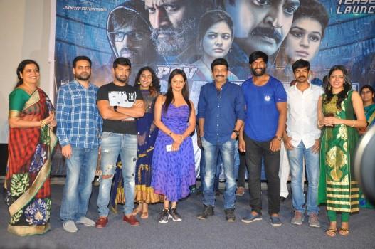 PSV Garuda Vega teaser launch event held at Hyderabad. Celebs like Rajasekhar, Pooja Kumar, M Koteswara Raju, Sri Charan, Srikanth Ramisetty, Dharmendra Kakarala and others graced the event.