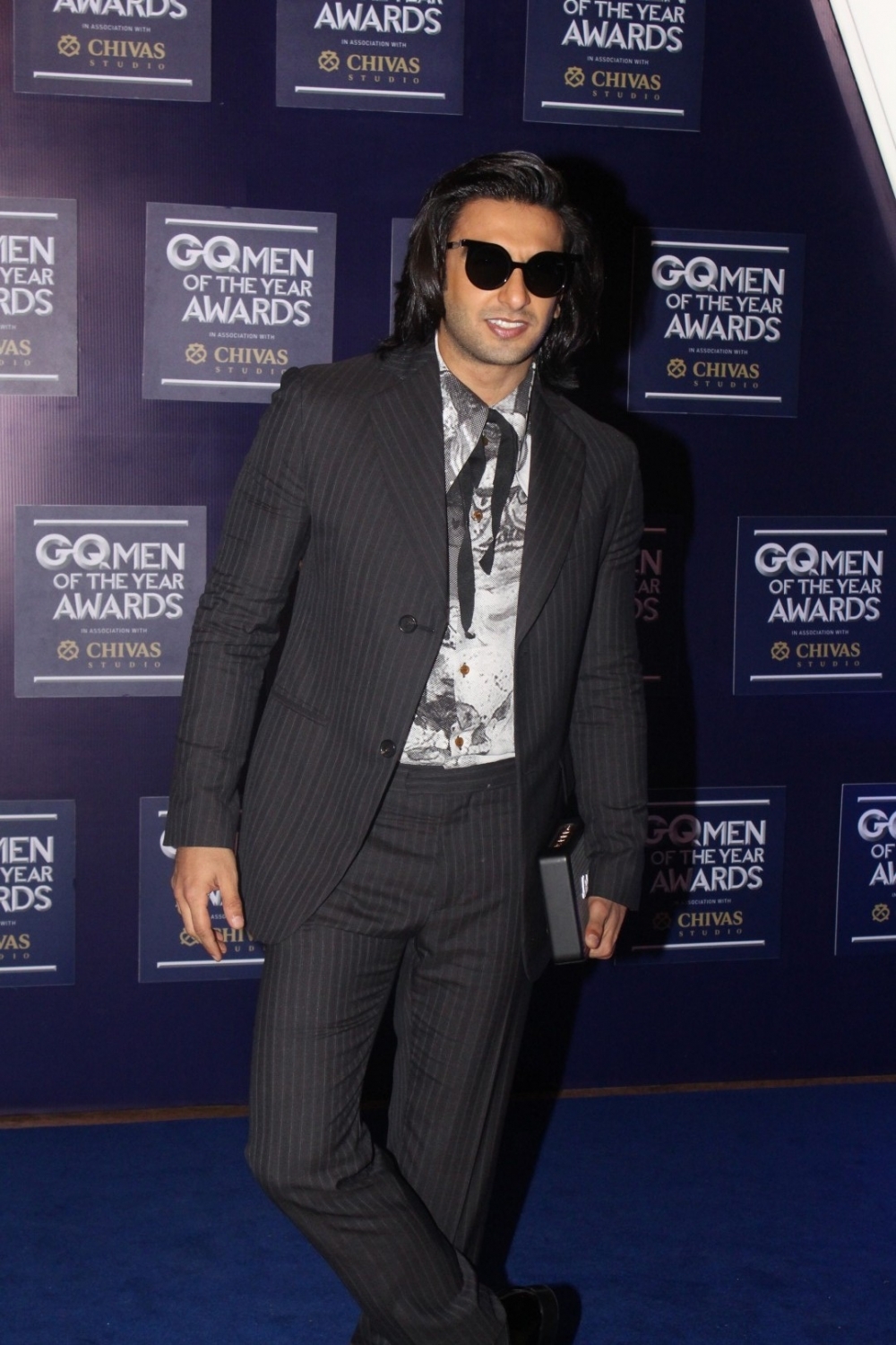 Actor Ranveer Singh on the red carpet of "GQ Men Of The Year Awards" 2017 in Mumbai on Sept 22, 2017. Aamir Khan,Ranveer Singh,Hasan Minhaj,GQ Men of the Year Awards,GQ Men of the Year Awards 2017