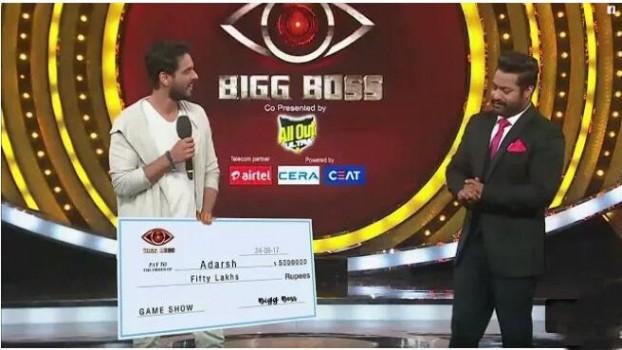 The winner of the season 1 of Bigg Boss Telugu is actor Siva Balaji. He won the Rs 50 lakhs and runner up is Aadarsh.