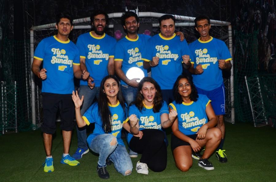 At the event, even fans of the star cast dropped in to play and sing the newly released track of the film- ‘Thodi si jagah’ which has originally been sung by Arijit Singh with them. Barun Sobti,Shahana Goswami,Tu Hai Mera Sunday,Tu Hai Mera Sunday cast,Tu Hai Mera Sunday team