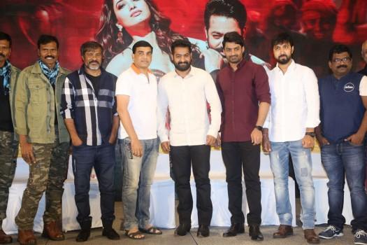 Telugu movie Jai Lava Kusa success meet event held at Hyderabad. Celebs like Jr NTR, Posani Krishna Murali, Dil Raju, Chota K Naidu, Nandamuri Kalyan Ram and others graced the event.