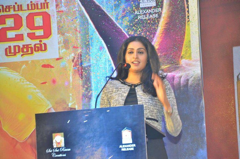 Actress Tanya at Karuppan press meet. Vijay Sethupathi,Tanya,R Panneerselvam,AM Rathnam,Karuppan press meet,Karuppan press meet pics,Karuppan press meet images,Karuppan press meet stills,Karuppan press meet pictures,Karuppan press meet photos