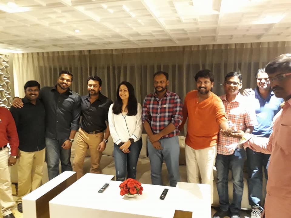 Magalir Mattum success party event held in Chennai. Actor Suriya and Jyothika graced the event. Suriya and Jyothika,Suriya,Jyothika,Magalir Mattum success party,Magalir Mattum success party pics,Magalir Mattum success party images,Magalir Mattum success party stills,Magalir Mattum success party pictures,Magalir Mattum success party photos