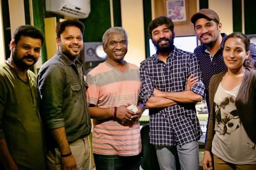 Actor Dhanush sings the song, Local Sarakkaa Foreign Sarakkaa for Padaiveeran movie.