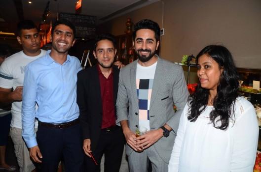 Actor Ayushmann Khurrana interacts with media on Shubh Mangal Saavdhan success.