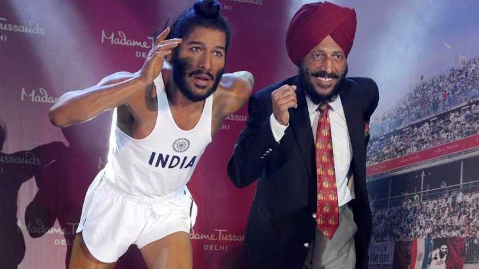 The figure of the legendary runner will be displayed at the sports zone of Delhi's Madame Tussauds, where he will join other national and international sports icons in an interactive themed environment. "This figure will allow visitors to cherish the winning moment of 1958, where he won his first gold medal," a spokesperson for Madame Tussauds said here. Milkha Singh unveils wax figure,Milkha Singh wax figure,Milkha Singh,Flying Sikh,Milkha Singh wax statue,Madame Tussauds