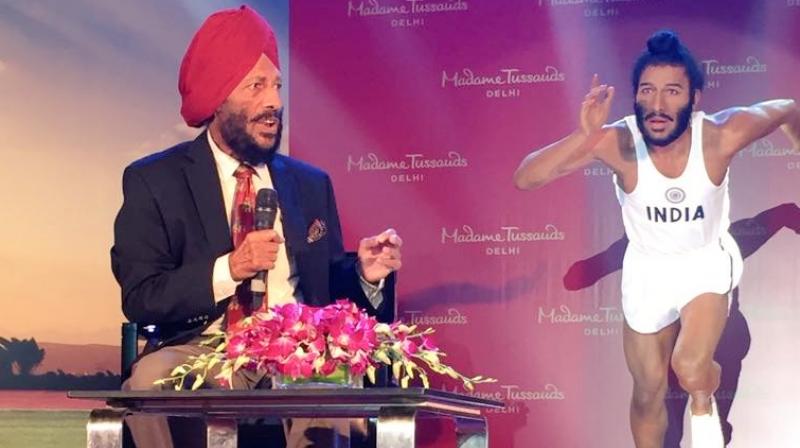 "Milkha's detailed figure was crafted from over 300 measurements and photographs, by several highly skilled artists from Madame Tussauds. It is sculpted in a spectacular sprint pose. This posture was chosen from his victorious win at the Commonwealth Games in 1958. Viewers are bound to be awestruck and will be driven back to this moment of pride, seeing Milkha Singh's figure at the immersive zone of the attraction," the spokesperson said. Milkha Singh unveils wax figure,Milkha Singh wax figure,Milkha Singh,Flying Sikh,Milkha Singh wax statue,Madame Tussauds
