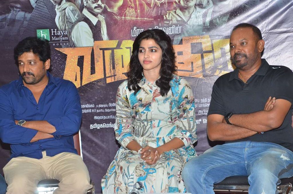 Vidharth, Dhansika, Venkat Prabhu at Vizhithiru press meet. T Rajendar,Krishna Kulasekaran,Venkat Prabhu,Vidharth,Dhansika,Meera Kathiravan,Sathyan Mahalingam,Praveen KL,Vizhithiru press meet,Vizhithiru press meet pics,Vizhithiru press meet images,Vizhithiru press meet stills,Vizhithiru press meet pictures,Vizhith