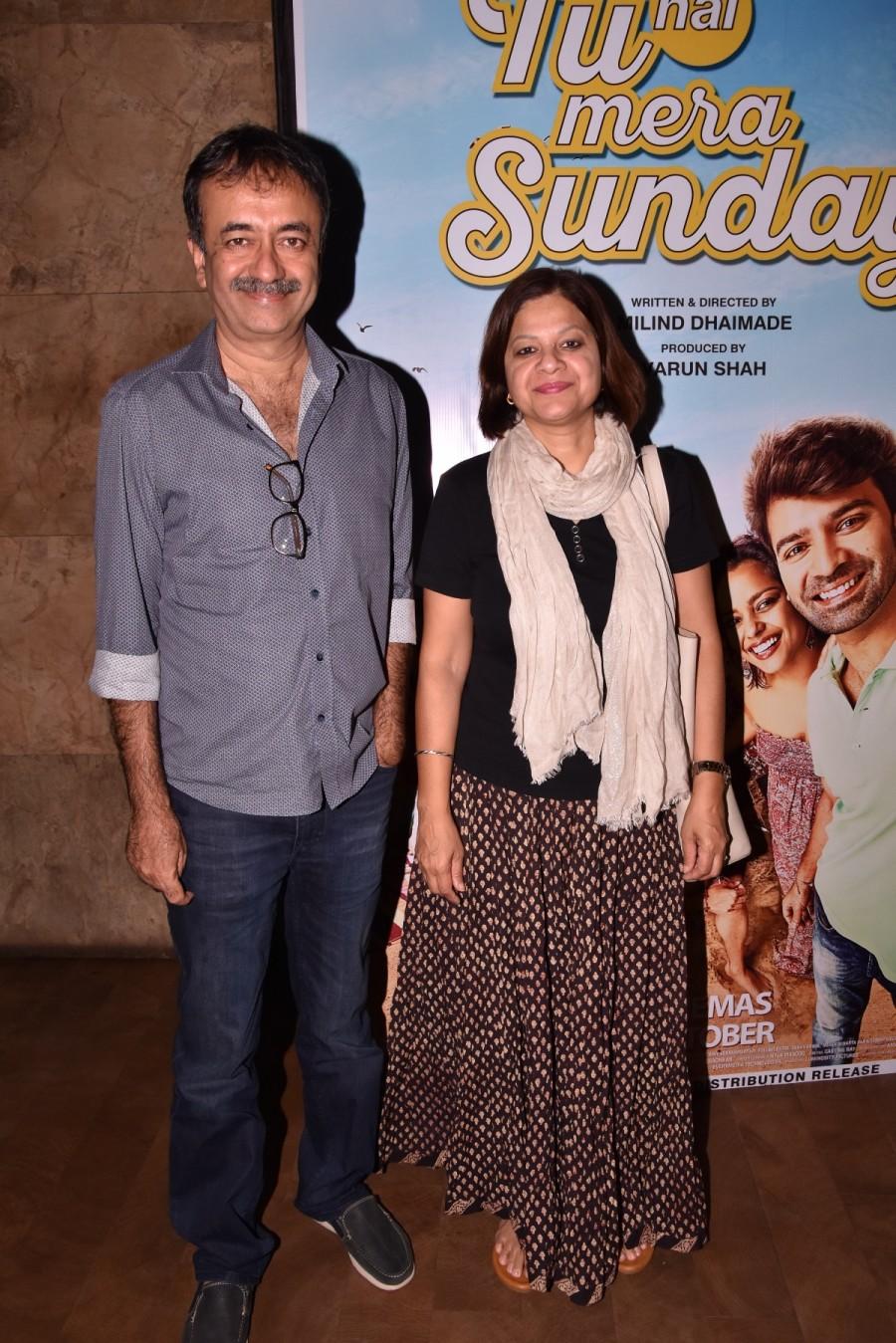 The trailer of this film has intrigued the audience to watch the film and not only the trailer but also the songs have created a huge anticipation amongst the masses. Rajkumar Hirani,Kiran Rao,Amol Gupte,R Balki,Gauri Shinde,Vijay Krishna Acharya,Tu Hai Mera Sunday,Tu Hai Mera Sunday special screening,Tu Hai Mera Sunday special screening pics,Tu Hai Mera Sunday special screening images,Tu Hai Mera Sunday special screen