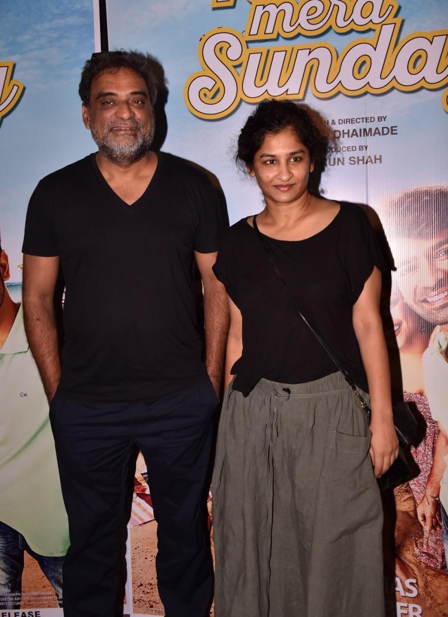 Tu Hai Mera Sunday releases worldwide on 6th October and has been produced by Love & Faith Films. Rajkumar Hirani,Kiran Rao,Amol Gupte,R Balki,Gauri Shinde,Vijay Krishna Acharya,Tu Hai Mera Sunday,Tu Hai Mera Sunday special screening,Tu Hai Mera Sunday special screening pics,Tu Hai Mera Sunday special screening images,Tu Hai Mera Sunday special screen