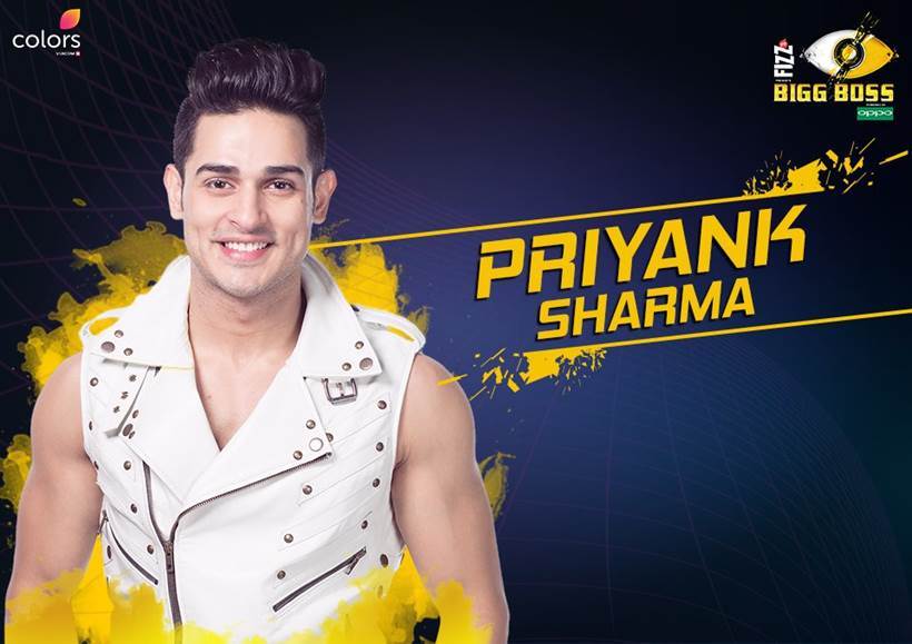 Priyank Sharma Bigg Boss 11,Bigg Boss 11 contestants list with photos,Bigg Boss 11 contestants profiles,Bigg Boss 2017 participants,Host Salman Khan,Bigg Boss 11 18 contestants,Bigg Boss 11 houses,colors,reality TV show,Hina khan,shilpa shinde,Hiten Tejwani,Priyank Shar