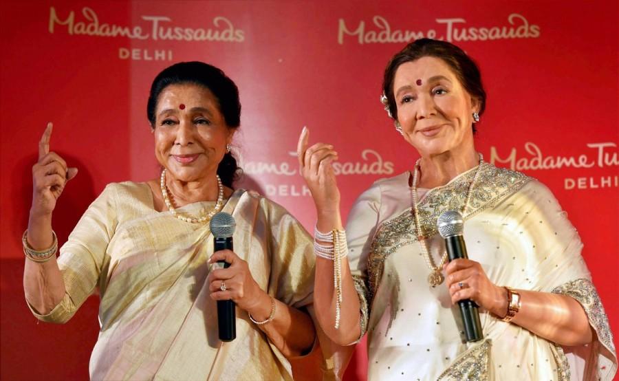 Celebrated singer Asha Bhosle, whose wax figure for the maiden Madame Tussauds museum in India was launched here on Tuesday, says being immortalised with a life-like figure capturing all aspects of her real self, has made her feel immensely proud. "I have won many awards... I have got honours from the government and even hold a Guinness World Record. I have got it all. But the way I am, they (Madame Tussauds' artistes) have made me (the figure) like that only, and watching that is making me very happy and proud. Asha Bhosle,singer Asha Bhosle,Asha Bhosle unveils Wax Statue,Asha Bhosle Wax Statue,Asha Bhosle Wax Statue pics,Asha Bhosle Wax Statue images,Asha Bhosle Wax Statue stills,Asha Bhosle Wax Statue pictures,Asha Bhosle Wax Statue photos