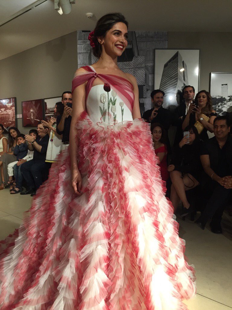 Bollywood actress Deepika Padukone walks the ramp for Gauri and Nainika in New Delhi. Deepika Padukone,actress Deepika Padukone,Deepika Padukone walks the ramp,Deepika Padukone ramp walk,Gorgeous Deepika Padukone,Gauri and Nainika
