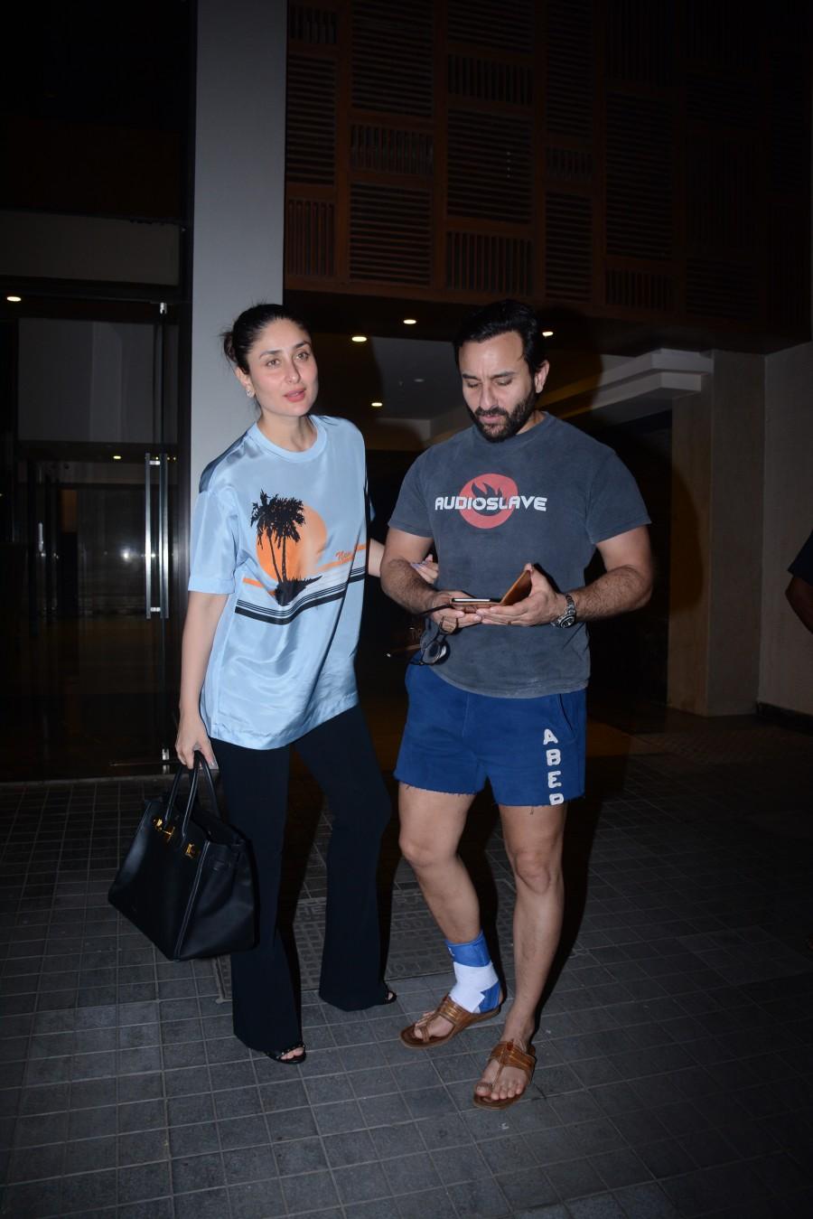 Saif Ali Khan,Kareena Kapoor,Taimur Ali Khan,Taimur Ali Khan cute pics,Soha Ali Khan birthday bash,celebs at Soha Ali Khan birthday bash,Taimur Ali Khan at Soha Ali Khan birthday bash,Taimur Ali Khan at Soha birthday bash