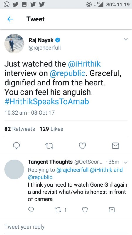 The actors words have touched chords with the viewers who are seen taking to social media to praise his dignified stance. Hrithik Roshan,actor Hrithik Roshan,Kangana Ranaut controversy,Kangana Ranaut,hrithik roshan kangana ranaut,hrithik kangana affair