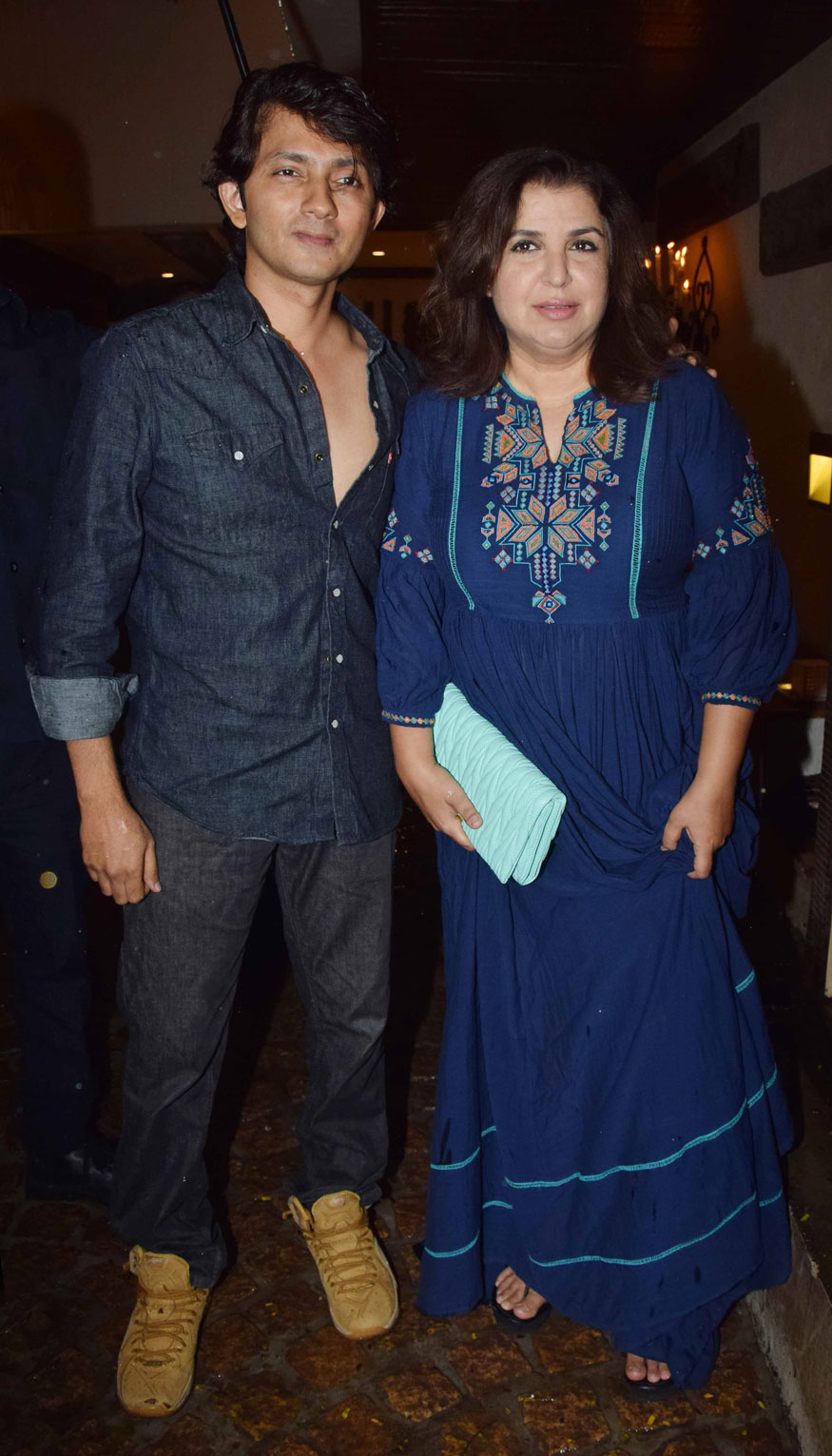 Farah Khan with her husband Shirish Kunder. Shilpa Shetty,Sridevi,Raveena Tandon,Karva Chauth,Karva Chauth 2017,Karva Chauth celebrations,Karva Chauth festival,Anil Kapoor