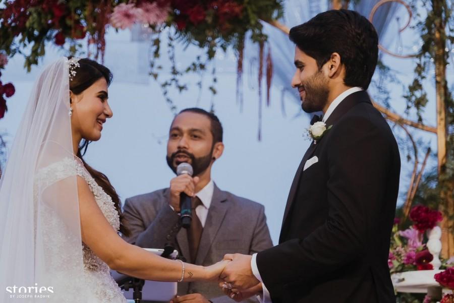 The marriage of actress Samantha and Naga Chaitanya was a private affair and it was attended by the couple family members and close friends. Samantha Ruth Prabhu,Samantha,Samantha wedding,Samantha marriage,Samantha weds Naga Chaitanya,Naga Chaitanya,Naga Chaitanya wedding,Naga Chaitanya wedding pics,Naga Chaitanya marriage